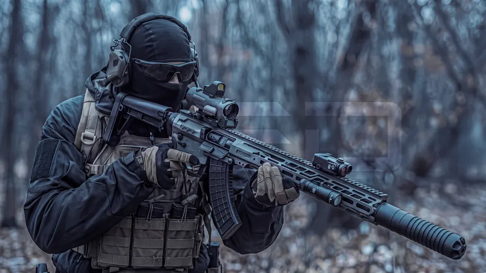 CMMG Mk47 Dissent — обои Rising Sun: RED